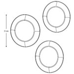 Gallery Knowle Mirror Trio, 51cm - Image 2