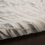 Rustic Textures Ivory & Grey Runner, 66 x 236 cm - Image 3