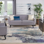 Celestial Ivory Blue Rug in 4 Sizes