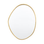Gallery Chattenden Gold Pebble Mirror, 70 x 90cm - Image 4