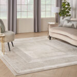 Glitz Ivory Border Rug in 3 Sizes - Image 2