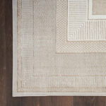 Glitz Ivory Border Rug in 3 Sizes - Image 5