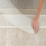 Glitz Ivory Border Rug in 3 Sizes - Image 6