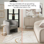 Glitz Ivory Multi Rug in 3 Sizes - Image 3