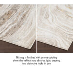 Glitz Marble Area Rug in 3 Sizes - Image 4