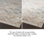 Glitz Grey Abstract Area Rug in 3 Sizes - Image 4