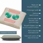 Beurer Cordless Heated Massage Cushion in 2 Colours - Image 3