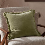 Furn Bertie Velvet Feather Fill Cushion 2 Pack in Cashew, 45 x 45 cm - Image 29