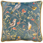 Wylder Chinoiserie Blue Feather Fill Cushion 2 Pack, 43 x 43 cm - Image 5
