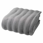 Faux Rabbit Fur Blanket in Taupe, 234 x 249 cm - Image 17