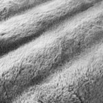 Faux Rabbit Fur Blanket in Taupe, 234 x 249 cm - Image 19