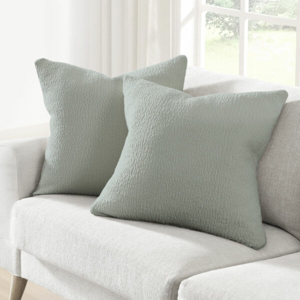 Envogue Maeve Cushion 2 Pack in Sage, 56 x 56 cm