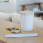 Sand & Fog Scalloped Fragranced Candle, 3.3kg in Teak Tobacco - Image 2