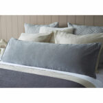 Belledorm Taupe Velvet Long Bolster Cushion, 43 x 120 cm - Image 15