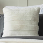 Belledorm Alaska Faux Fur Cushion in White, 50 x 50 cm - Image 5