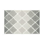 Mon Chateau Diamond Plush Bath Mat in Taupe, 60 x 91 cm - Image 6