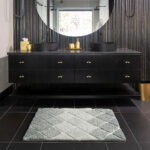 Mon Chateau Diamond Plush Bath Mat in Taupe, 60 x 91 cm - Image 14