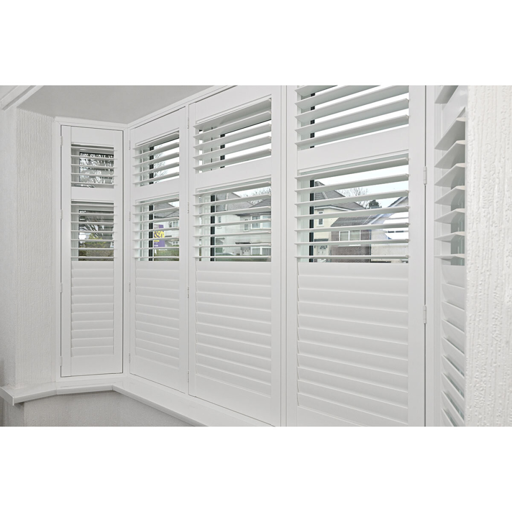 Shutters Factory Custom Made & Installed Endura Paulownia Wood Window Shutters with ABS coating