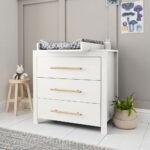 Tutti Bambini Tivoli 4 Piece Nursery Set with Sprung Mattress, White - Image 4