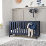 Tutti Bambini Tivoli 4 Piece Nursery Set with Sprung Mattress, Navy - Image 3