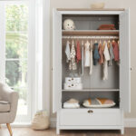 Tutti Bambini Verona Wardrobe, White & Oak - Image 3