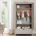 Tutti Bambini Verona Wardrobe, Grey & Oak - Image 3