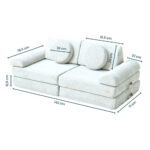 Tutti Bambini Playrama Montessori Play Sofa in Light Blue - Image 2