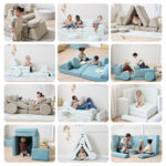 Tutti Bambini Playrama Montessori Play Sofa in Light Blue - Image 3