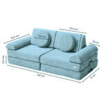 Tutti Bambini Playrama Montessori Play Sofa in Blue - Image 2