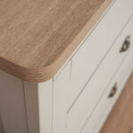 Tutti Bambini Verona Chest Changing Unit, White & Oak - Image 3
