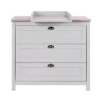 Tutti Bambini Verona Chest Changing Unit, Grey & Oak - Image 5