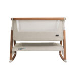 Tutti Bambini CoZee Air Bedside Rocking Crib, Walnut & Ecru - Image 4