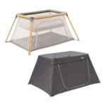 Tutti Bambini CoZee Go Day & Night Travel Cot Bundle, Oak & Charcoal - Image 3