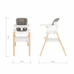 Tutti Bambini Nova Evolutionary Highchair in White - Image 2