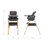 Tutti Bambini Nova Evolutionary Highchair in Grey - Image 2
