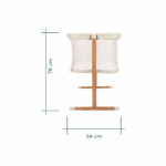 Tutti Bambini ZiZee Breathable Rocking Crib, Walnut & Ecru - Image 3