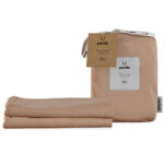 Panda 100% Bamboo Cot Bed Fitted Sheets, 2 Pack in White - Image 6