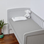 Panda 100% Bamboo Cot Size Fitted Sheets, 2 Pack in White - Image 7