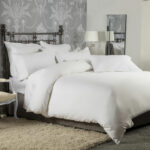 Belledorm 1200 Thread Count Cotton White Bedding Bundle in 3 Sizes