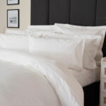 Belledorm 1200 Thread Count Cotton White Bedding Bundle in 3 Sizes - Image 3