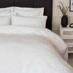 Belledorm 1200 Thread Count Cotton White Bedding Bundle in 3 Sizes - Image 4