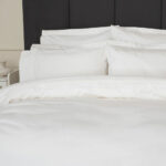 Belledorm 1200 Thread Count Cotton White Bedding Bundle in 3 Sizes - Image 5