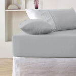 Boutique Living 400 Thread Count Egyptian Cotton 6 Piece Bed Set in Platinum, King - Image 8