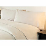 Belledorm Brushed Cotton Light Grey Bedding Bundle, in 4 Sizes