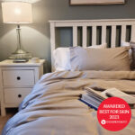 Luff 700 Thread Count 100% Organic Bamboo Duvet Set Grey in 4 Sizes - Image 4