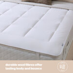 Silentnight Natural Wool Mattress Topper in 3 sizes - Image 3