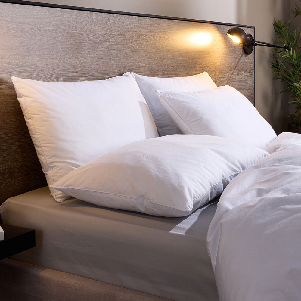 Snuggledown Clusterdown Synthetic Pillows, 4 Pack