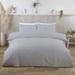 Purity Home 400 Thread Count Cotton Duvet Cover Set, in 3 Colours - Image 3