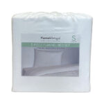 Portuguese Flannel Cotton 3 Piece Single Duvet Set, White - Image 6