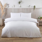 Cotton Exchange Manchester 200 Thread Count Percale Duvet Cover Set, in 3 Colours - Image 4